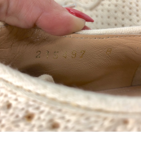 Ivory Knit Stephane Kelian Paris Knit Oxfords Sz 8 - Picture 12 of 12